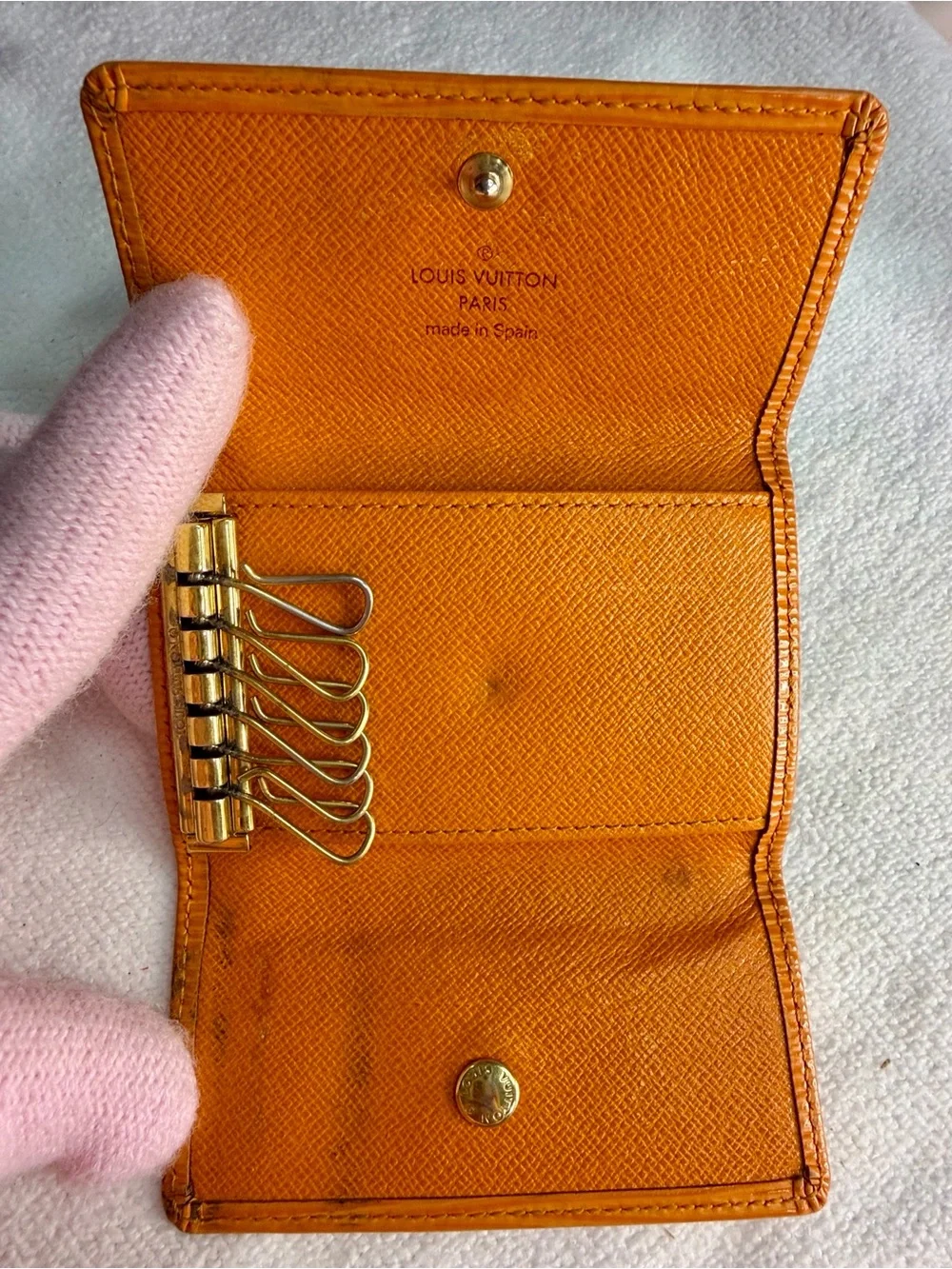 Louis Vuitton Orange keys holder